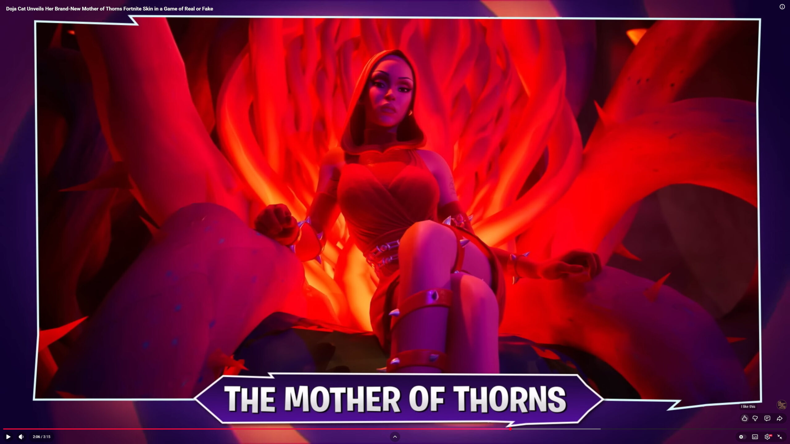Fortnite - Chapter 6 - Doja Cat: Mother of Thorns